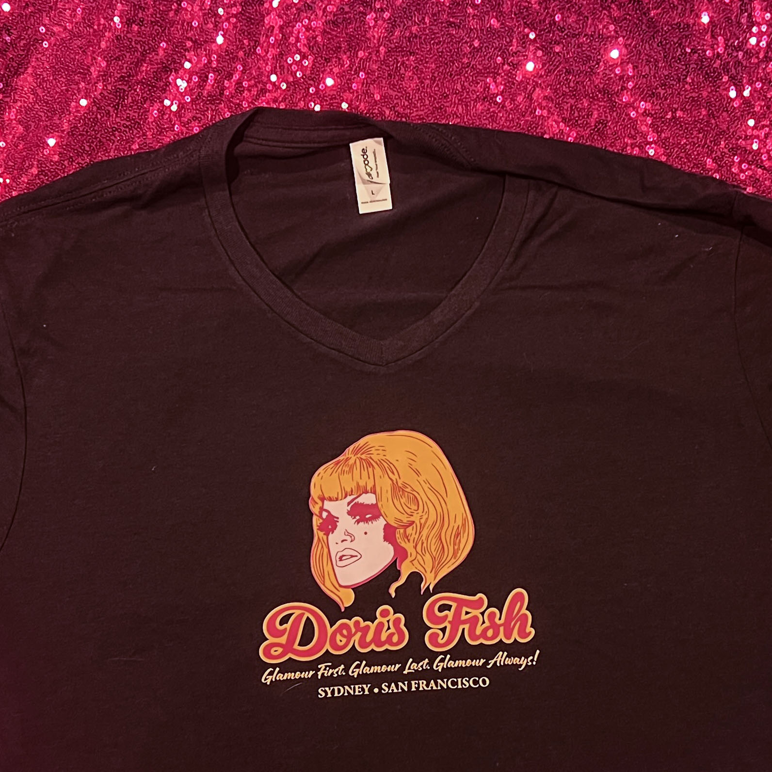 DFF Black V Neck T-Shirt